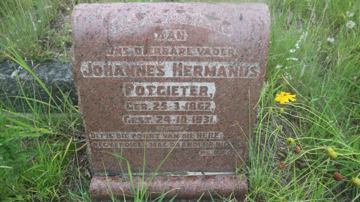 POTGIETER Johannes Hermanus 1862-1931