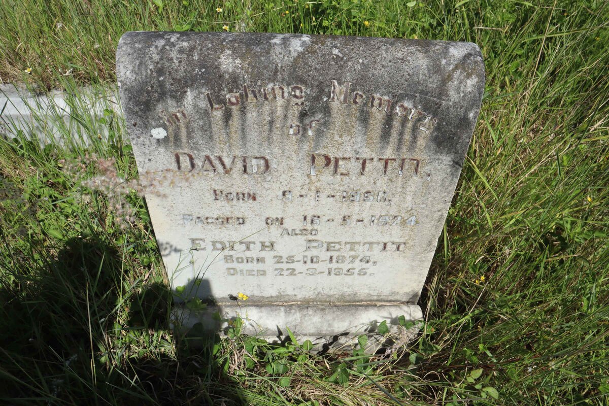 PETTIT David 1860-1924 &amp; Edith 1874-1955