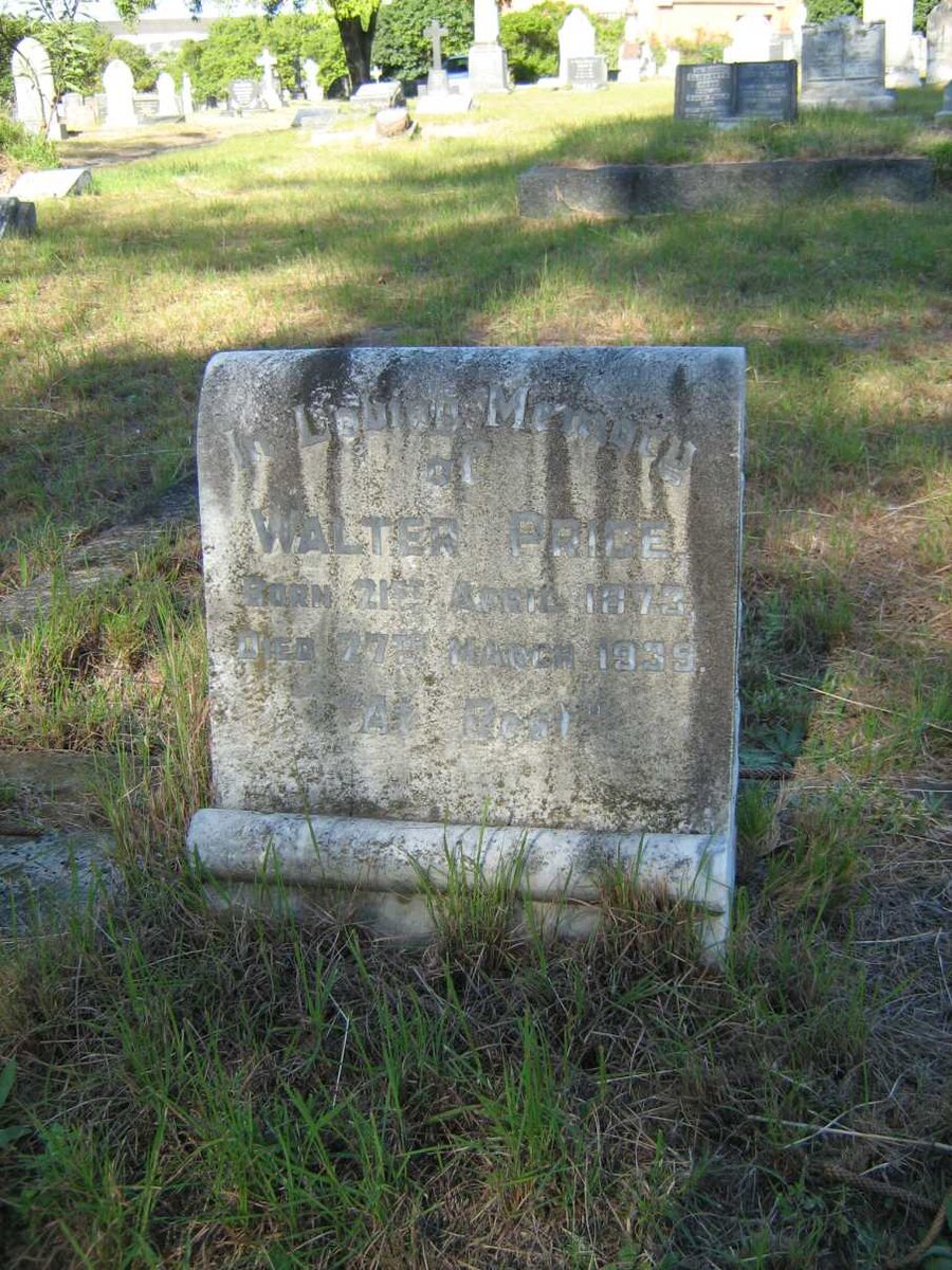 PRICE Walter 1873-1939