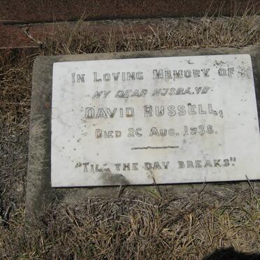 RUSSELL David -1938