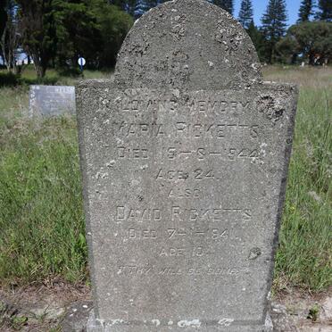 RICKETTS Maria -1944 :: RICKETTS David -1941