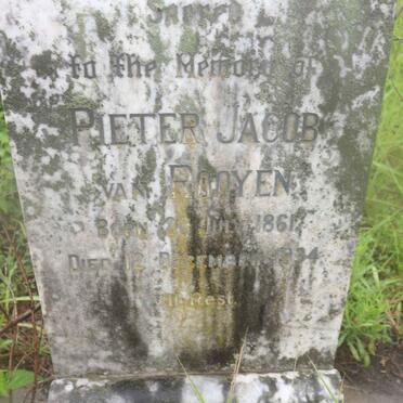 ROOYEN Pieter Jacob, van 1861-1934