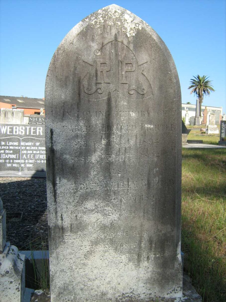 RICHTER Charlie Edward 1894-1894 :: RICHTER Friedrich Wilhelm 1896-1896