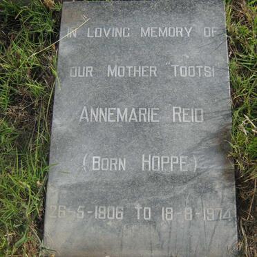 REID Annemarie nee HOPPE 1906-1974