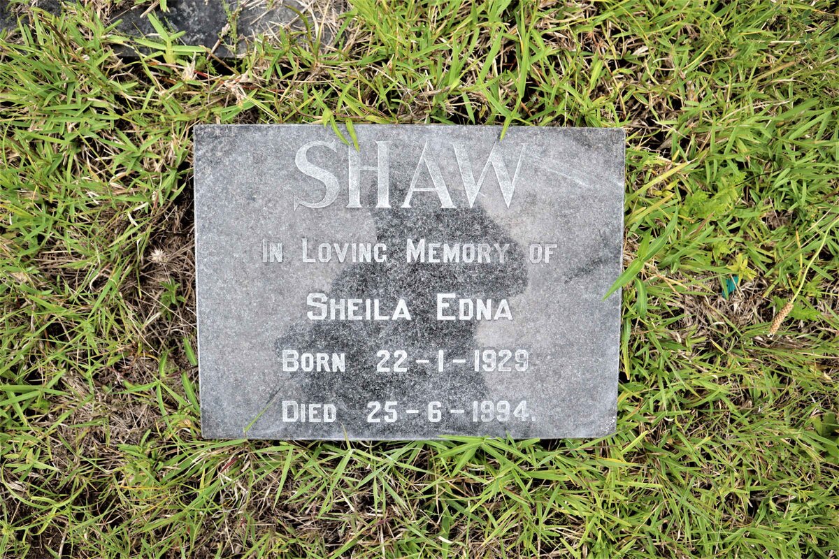 SHAW Sheila Edna 1929-1994