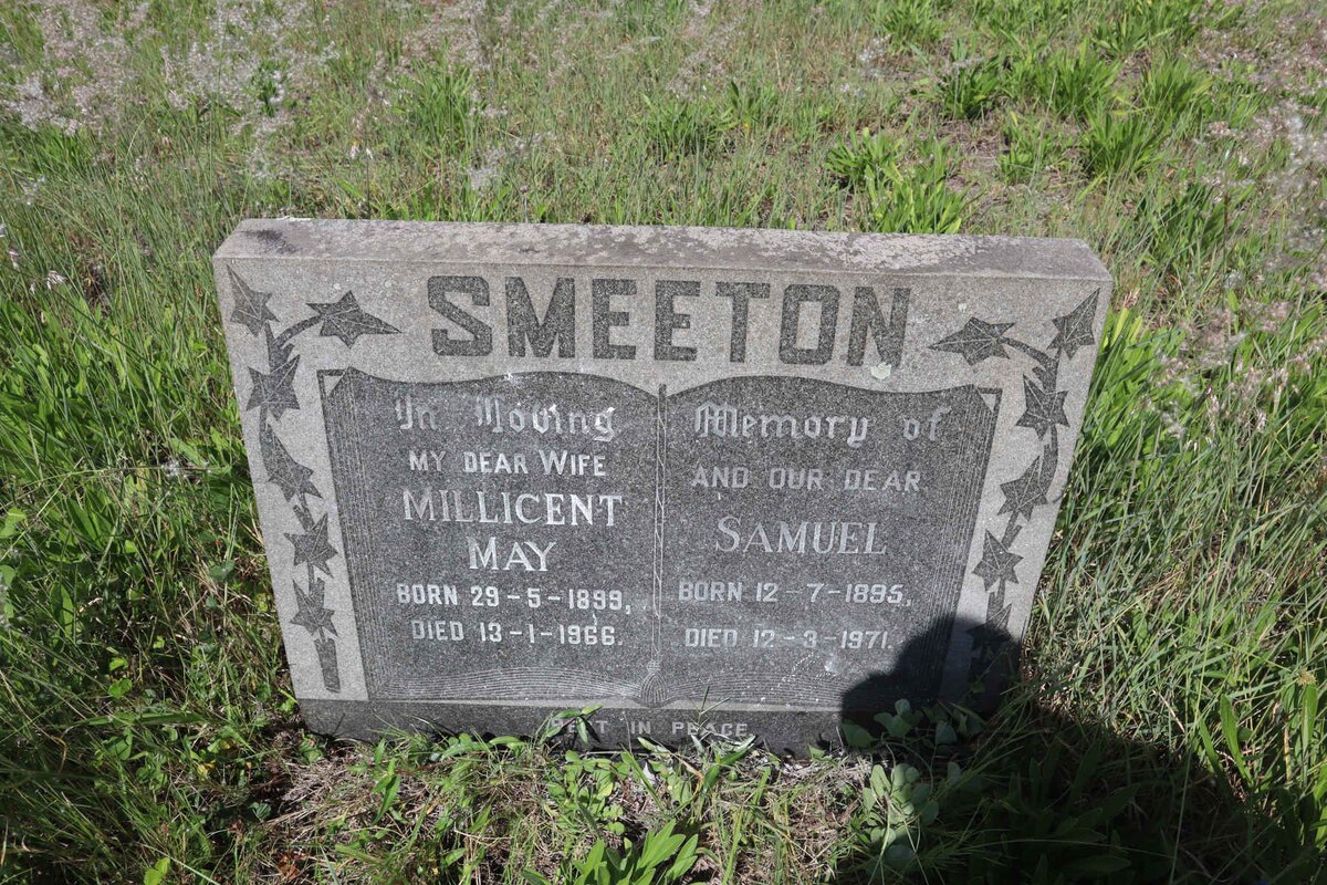 SMEETON Samuel 1895-1971 &amp; Milicent May 1899-1966