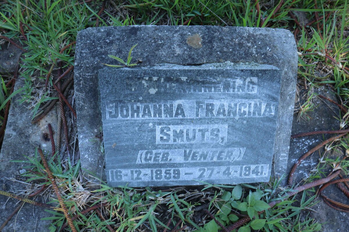 SMUTS Johanna Francina nee VENTER 1859-1941