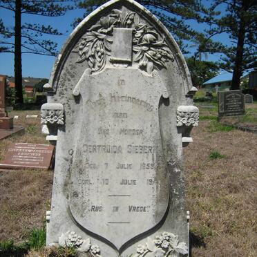 SIEBERT Gertruida 1859-1942