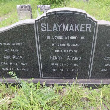 SLAYMAKER Henry Atkins 1880-1946 &amp; Ada Ruth 1879-1972 :: SLAYMAKER Violet Gladys 1911-1935