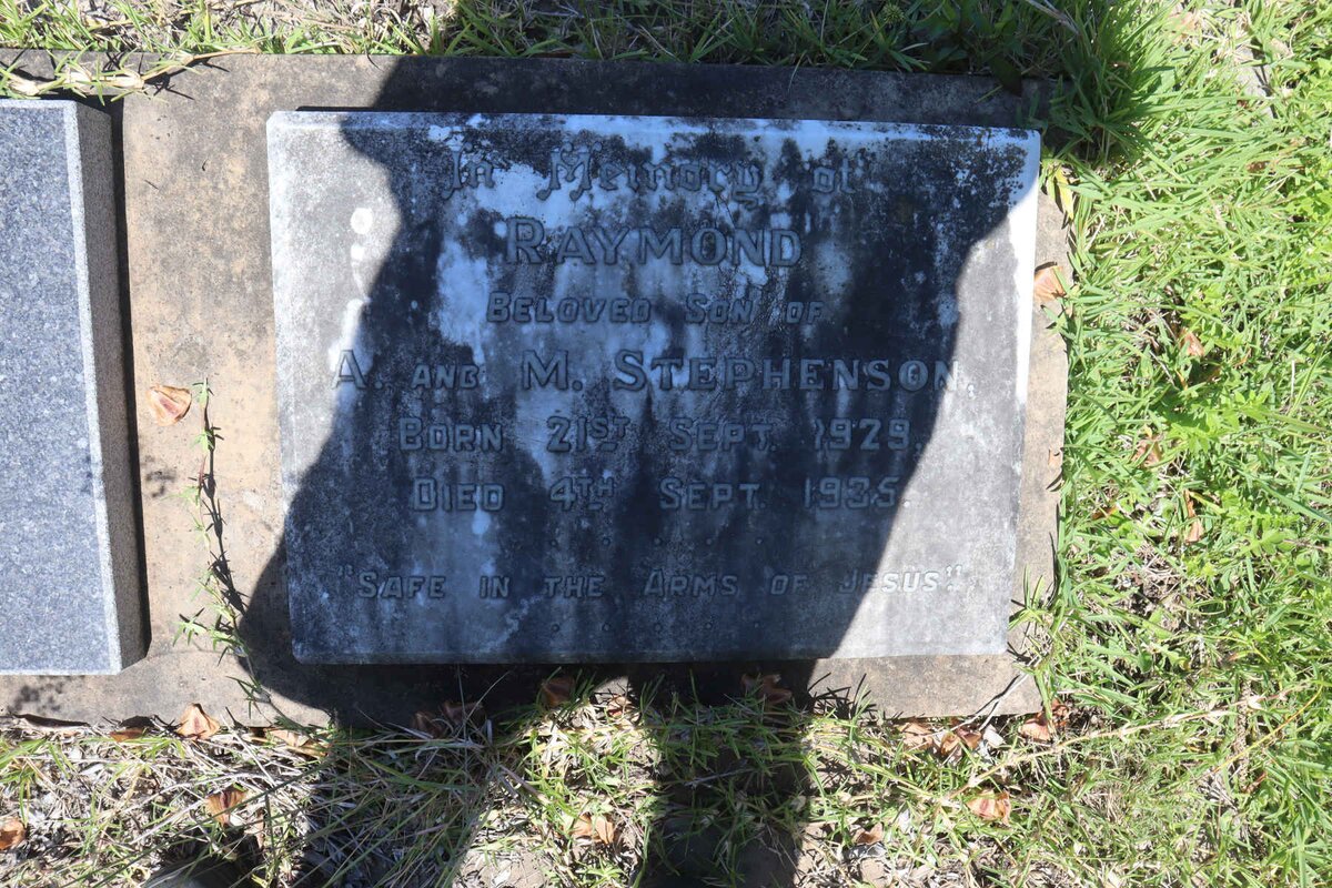 STEPHENSON Raymond 1929-1935