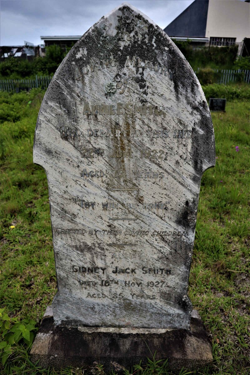 SMITH Sydney Jack -1927 :: SMITH Annie E. -1922