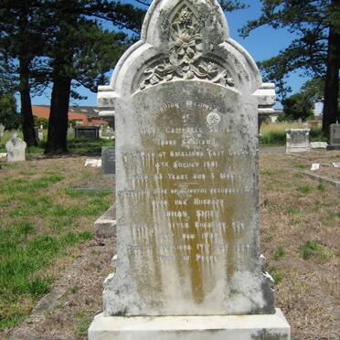 SMITH Thomas 1838-1923 &amp; Mary Campbell GRAHAM -1901