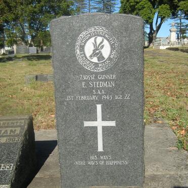 STEDMAN E. -1943