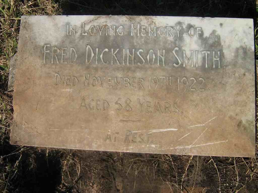 SMITH Fred Dickinson -1922