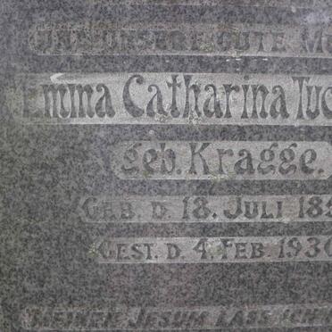 TUCHTEFELD Emma Catharina nee KRAGGE 1851-1930