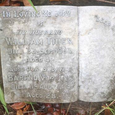 THIES William -1933 :: VORSTER Barend -1914