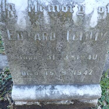 TOMMY Edward 1940-1942