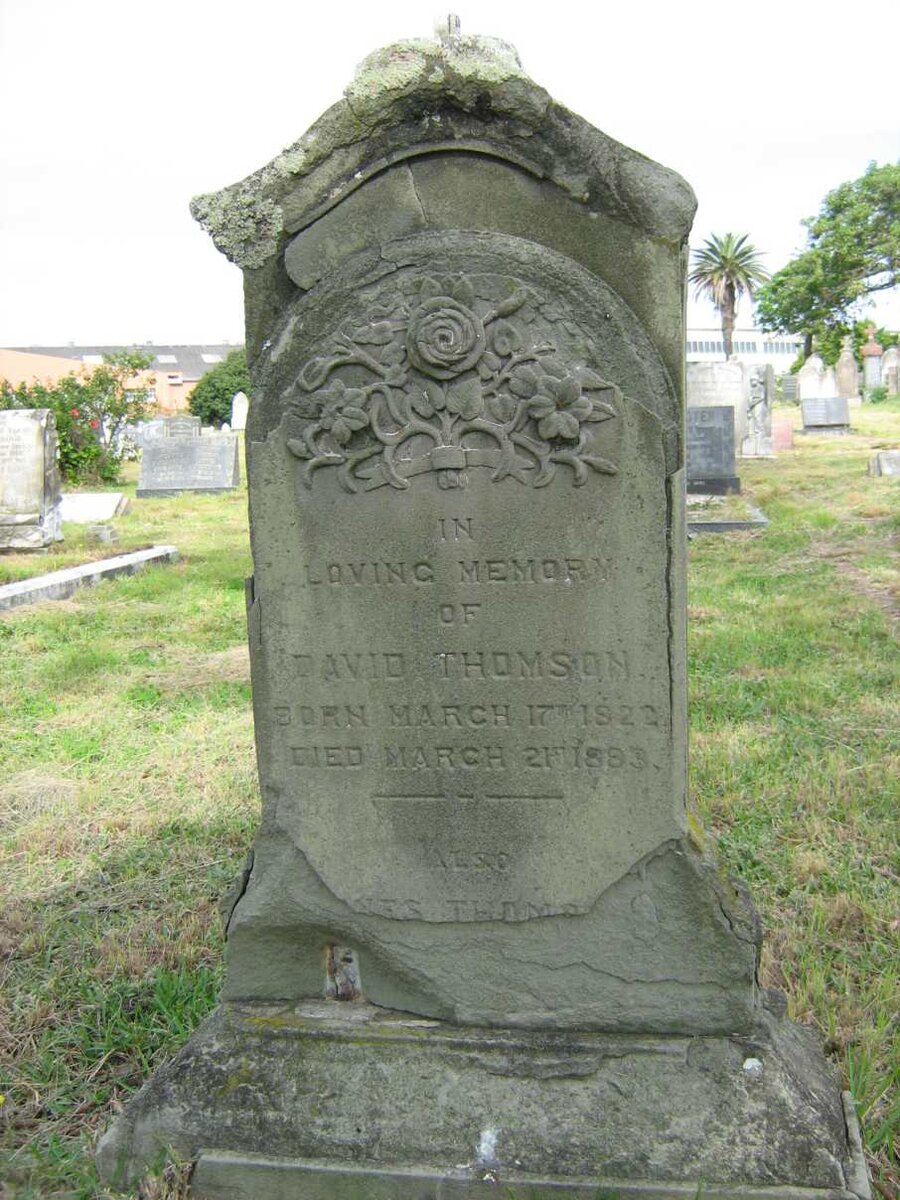 THOMSON David 1822-1883