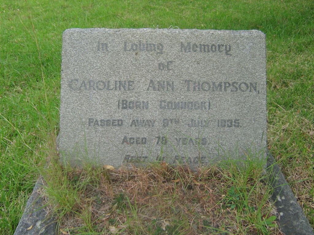 THOMPSON Caroline Ann born CONNOCK -1935