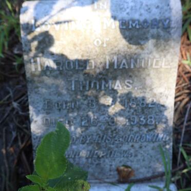 THOMAS Harold Manuel 1882-1938