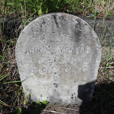 VENTER Anna 1920-1920