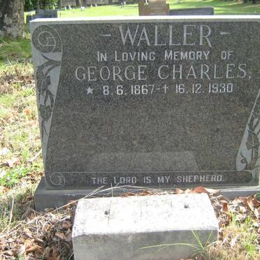 WALLER George Charles 1867-1930