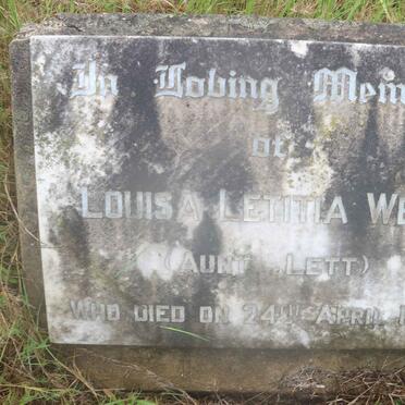 WEBB Louisa Letitia -1949