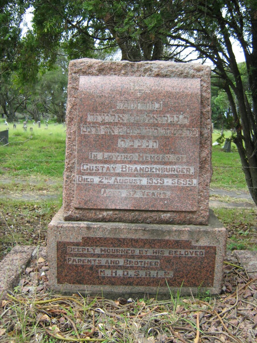 BRANDENBURGER Gustav -1939 