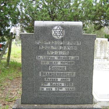 BRANDENBURGER Sidonie -1968