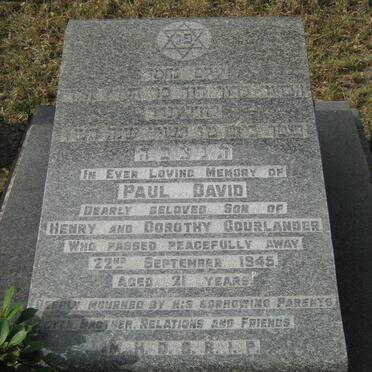 COURLANDER Paul David -1945