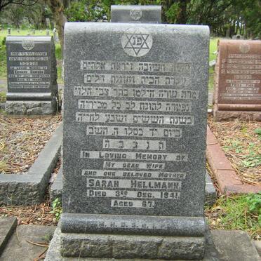 HELLMANN Sarah -1941 