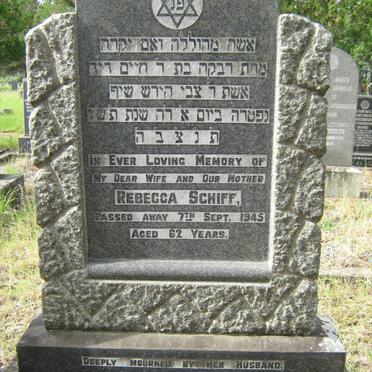 SCHIFF Rebecca -1945 