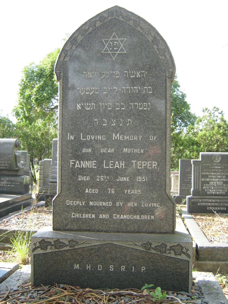 TEPER Fannie Leah -1951 