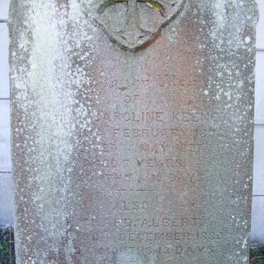 KEENE Caroline 1870-1877 :: KEENE Richard Albert -1880