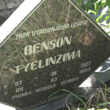 TYELINZIMA Benson 1927-1993