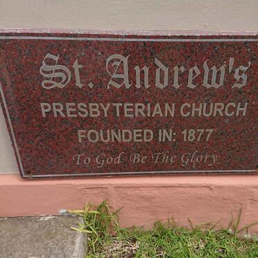 4. St Andrews Presbyterian Church - founded 1877
