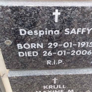 SAFFY Despina 1915-2006