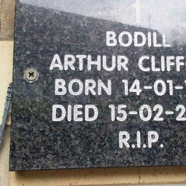 BODILL Arthur Clifford 1918-2008