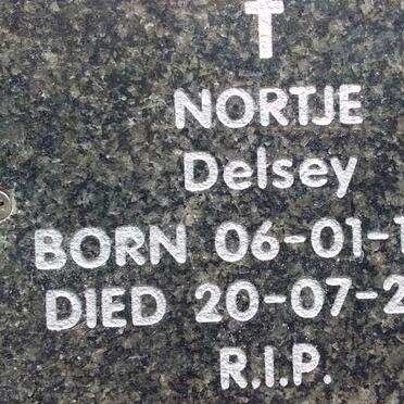 NORTJE Delsey 1928-2018