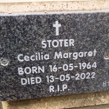 STOTER Cecilia Margaret 1964-2022