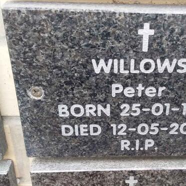 WILLOWS Peter 1931-2012