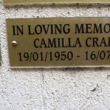 CRAIG Camilla 1950-2017