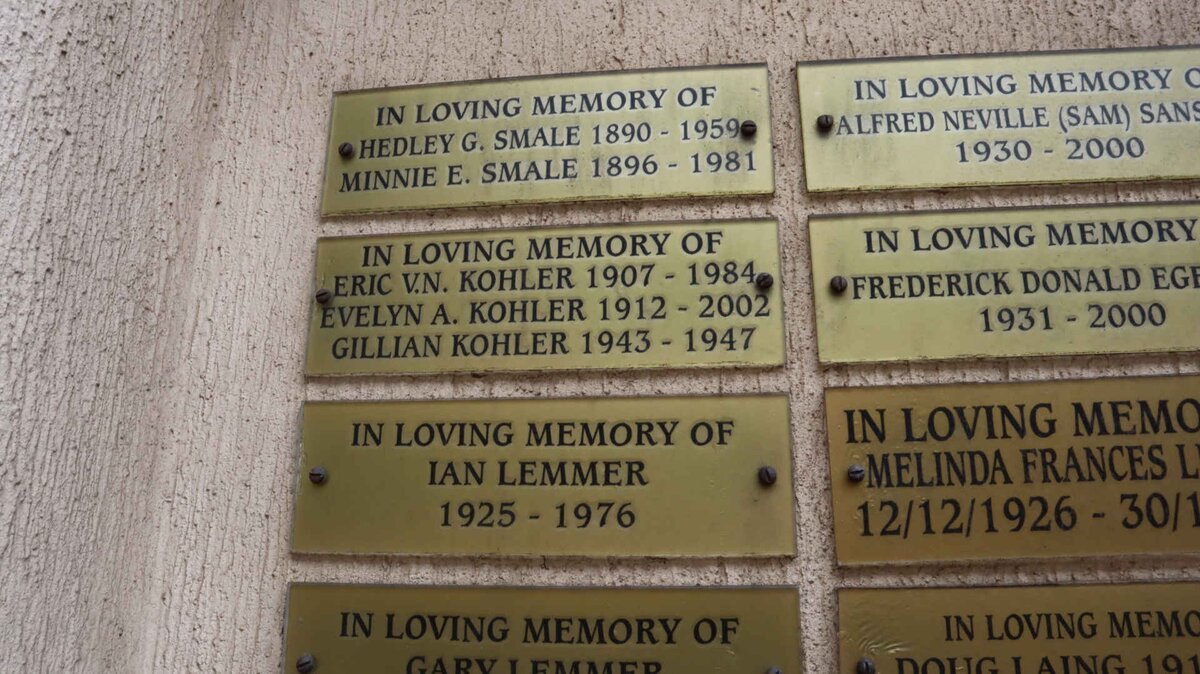 SMALE :: KOHLER :: LEMMER