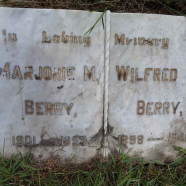 BERRY Wilfred C. 1898-1946 &amp; Marjorie M. 1901-1953