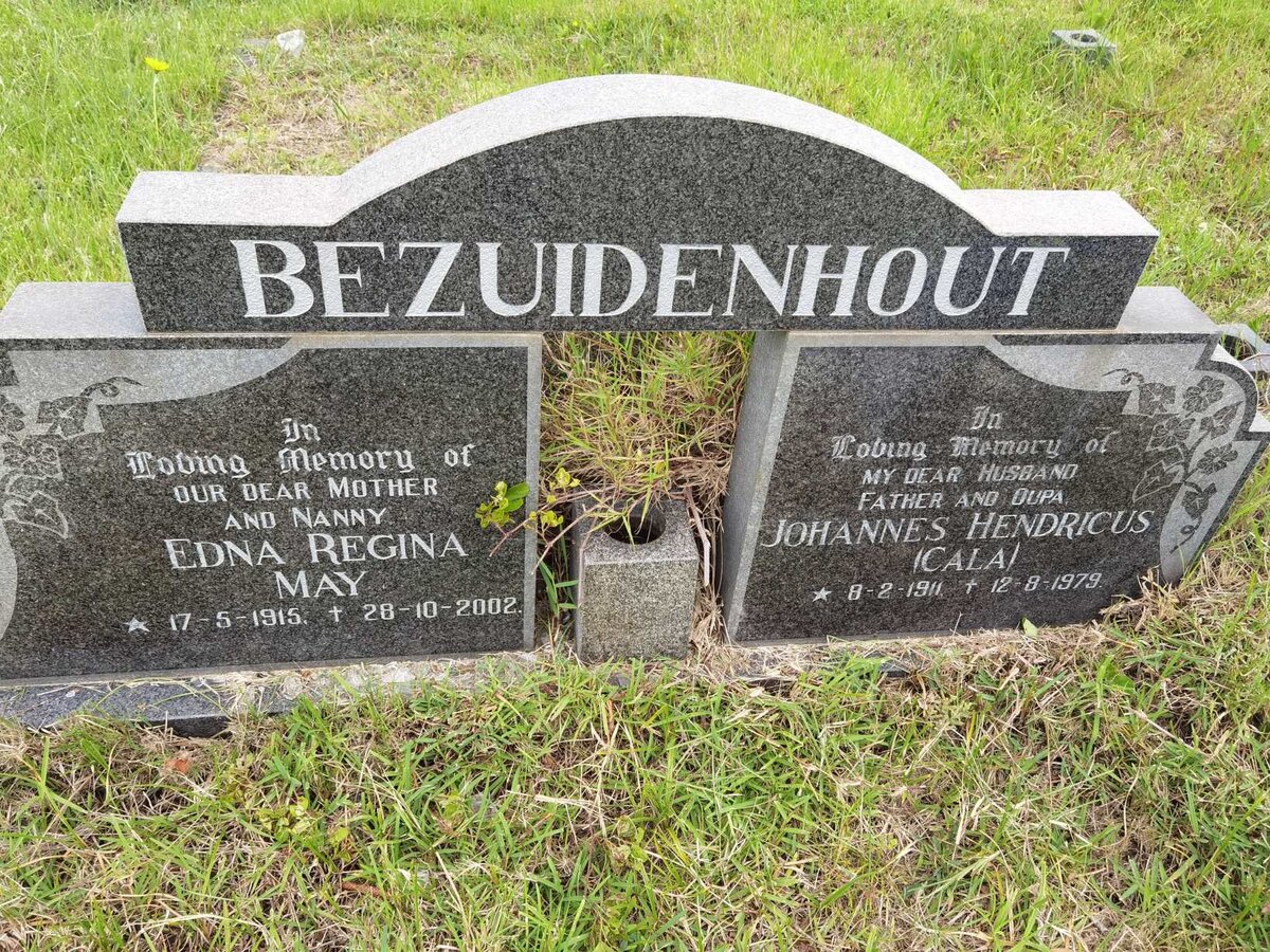 BEZUIDENHOUT Johannes Hendricus 1911-1979 &amp; Edna Regina May 1915-2002