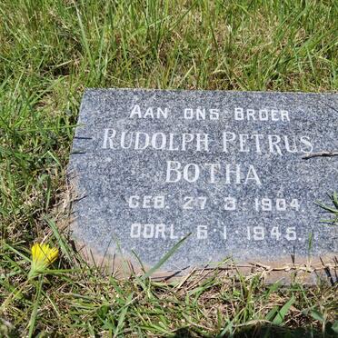 BOTHA Rudolph Petrus 1904-1945