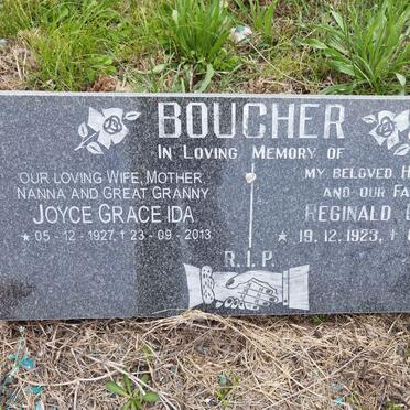 BOUCHER Reginald Cecil 1923-1975 &amp; Joyce Grace Ida 1927-2013