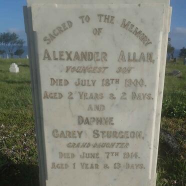 CAREY Alexander Allan -1900 :: STURGEON Daphne Carey -1914
