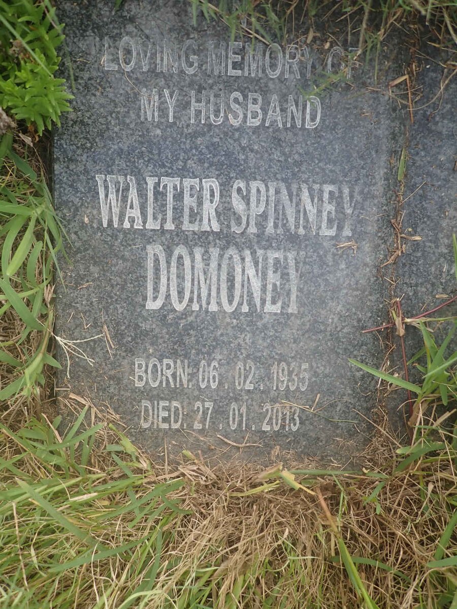 DOMONEY Walter Spinney 1935-2013