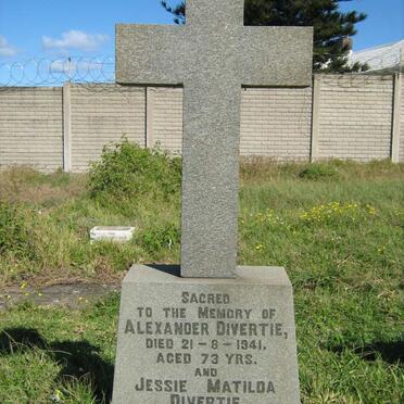 DIVERTIE Alexander -1941 &amp; Jessie Matilda -1967